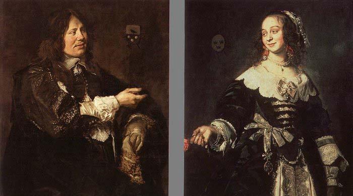 Frans Hals Stephanus Geraerdts and Isabella Coymans oil painting image